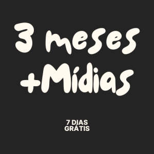 3 Meses Postagem + Mídias