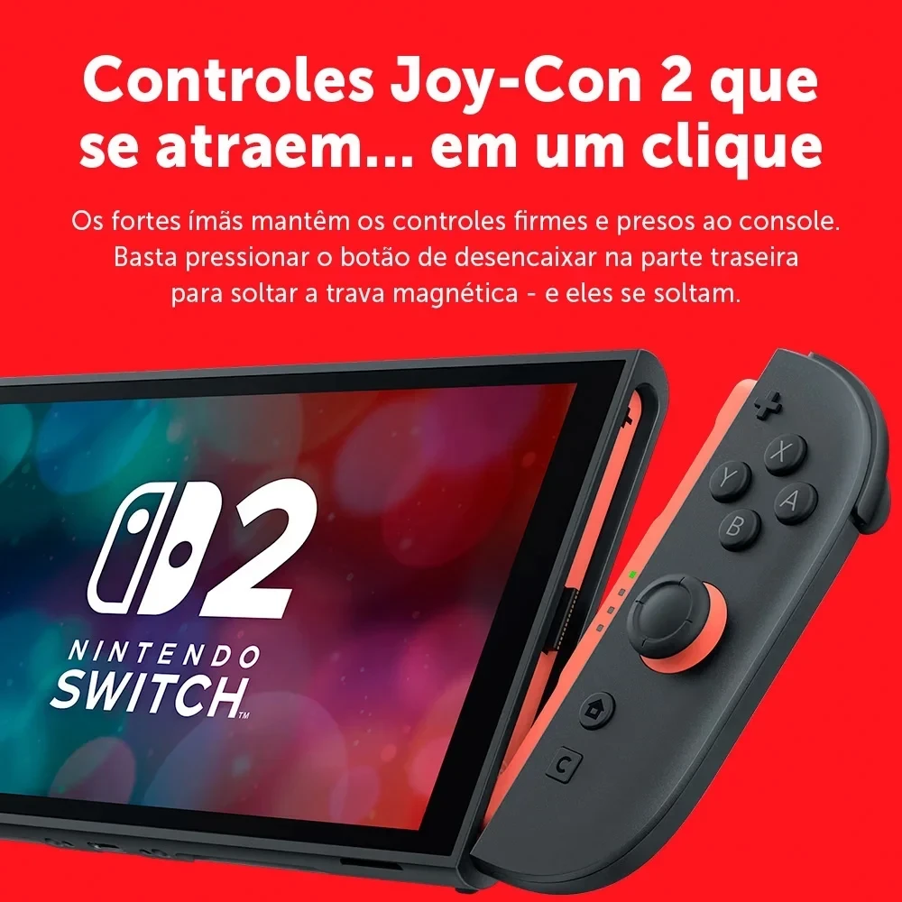 Console Nintendo Switch 2 + Pokemon Legends: Z-A, Modelo Nacional de Tomada - NT000057NSW